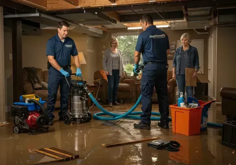 Basement Water Extraction and Removal Techniques process in Winchester, OH